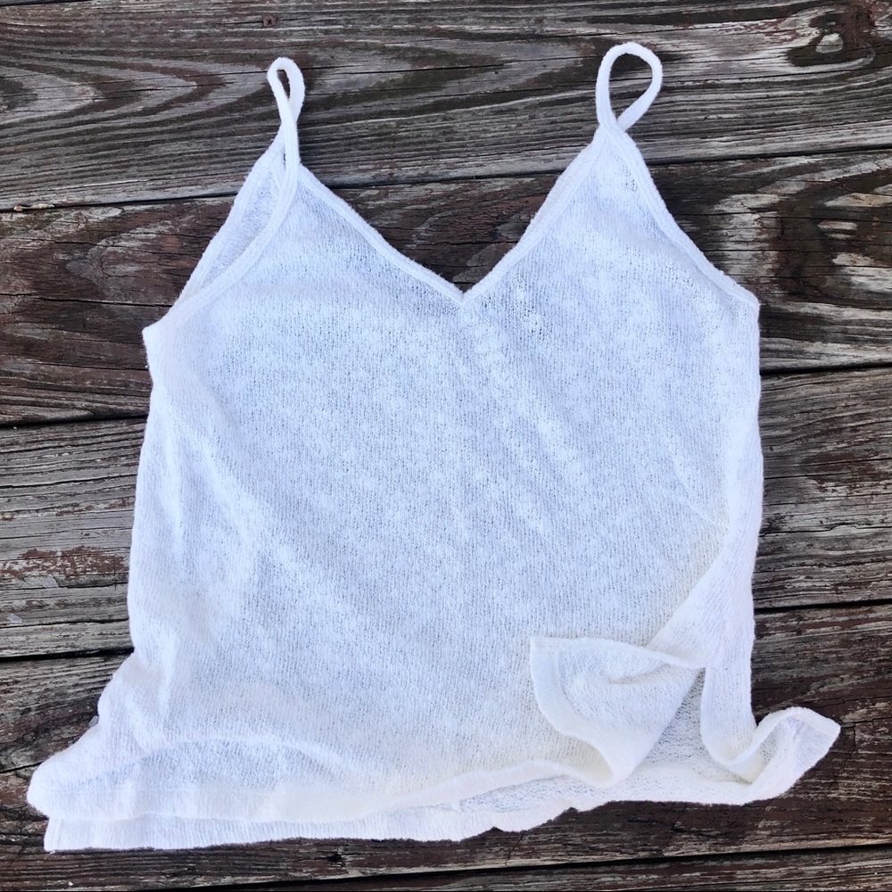 Cream Forever 21 Top